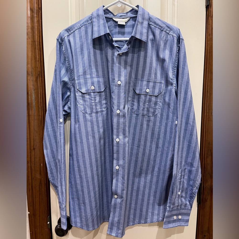 Men’s L Claiborne Slim Fit Button Down Shirt